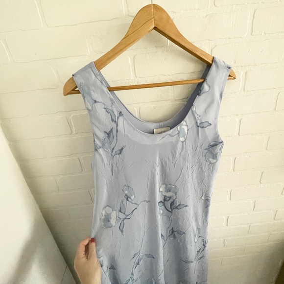 Vintage 90s Y2K Maxi dress Fairy Fluid Flowy Coquette Feminine Romantic Floral L - Picture 7 of 12